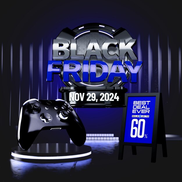 Black Friday Best Deal Modello di progettazione di post sui social media
