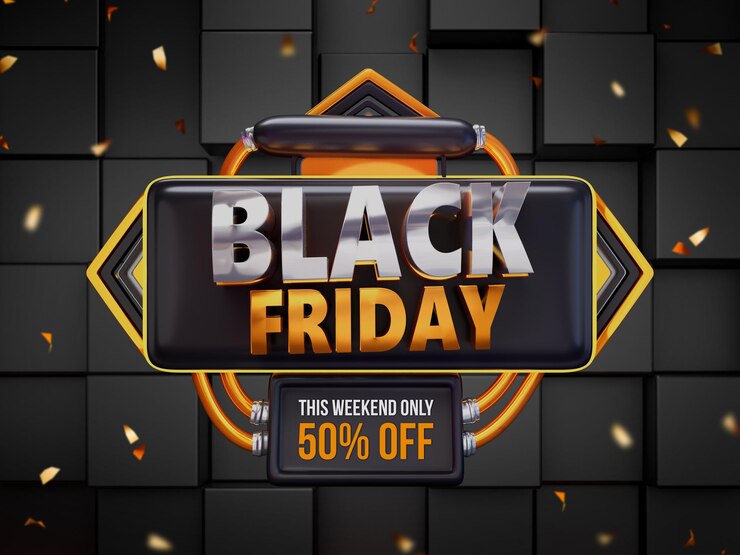 PSD Gratis black friday discount sale banner design template