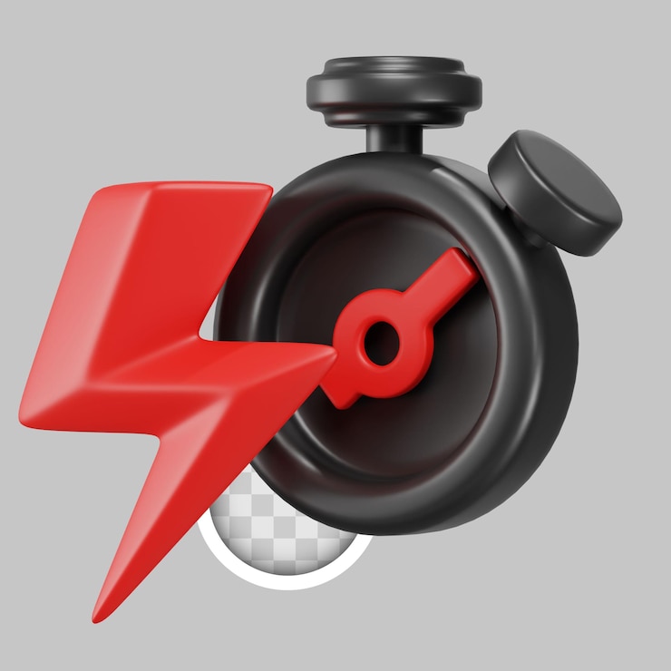 PSD Gratis black friday flash discounts 3d illustration