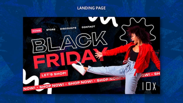 Gratis PSD black friday sjabloonontwerp