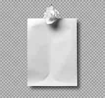 Gratis PSD blanco papier