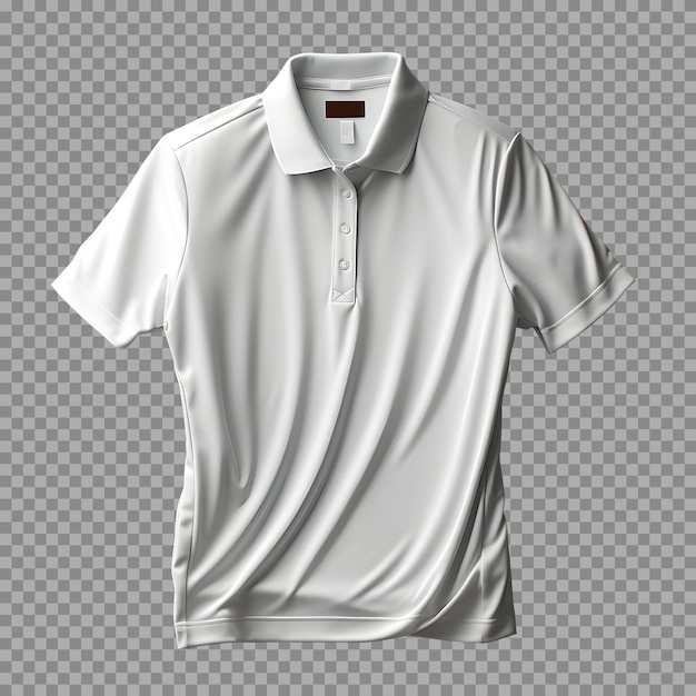 Gratis PSD blanco wit poloshirt geïsoleerd op de achtergrond