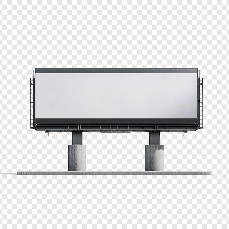 Gratis PSD blank billboard mockup perfect voor reclameontwerp