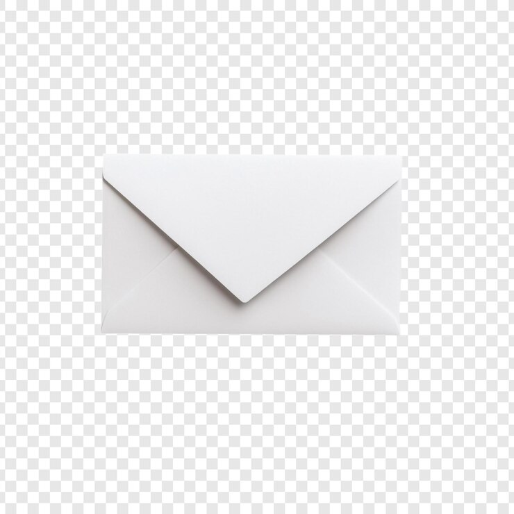 PSD Gratis blank white envelope mockup a clean and simple design for your messaging needs