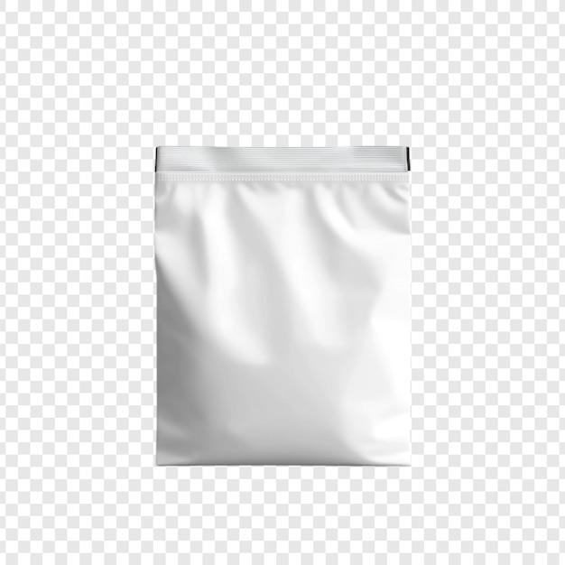 Blank White opnieuw sluitbare zak mockup