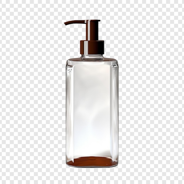 Gratis PSD body wash flasche geïsoleerd op transparante achtergrond