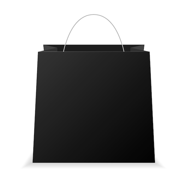 Bolsa de compras del viernes negro aislada