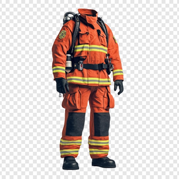 Bombero sin cabeza en pleno funcionamiento