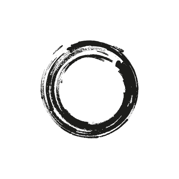Borde grunge negro
