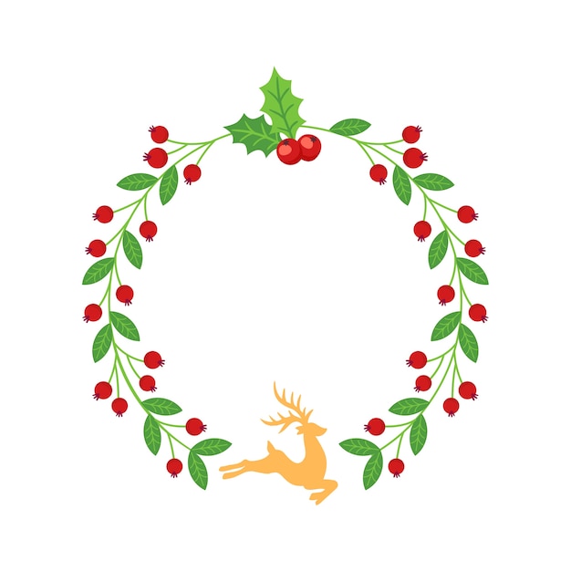 Borde o marco navideño
