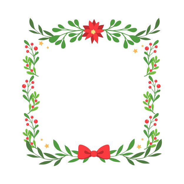 Borde o marco navideño