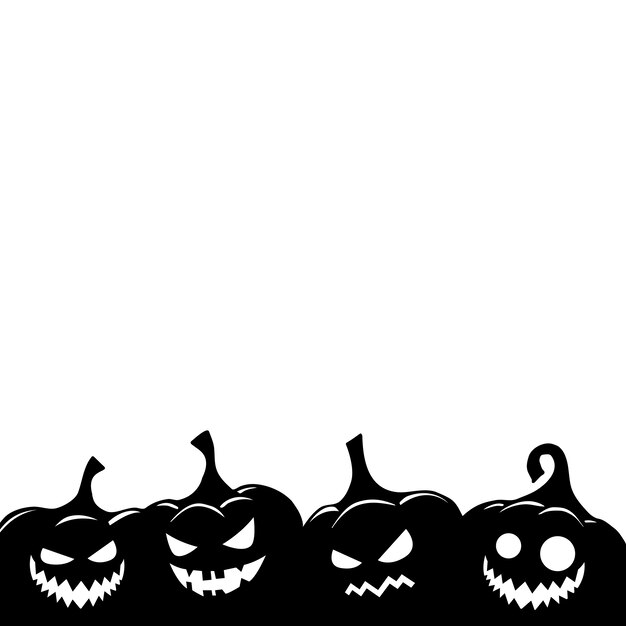Bordo di Halloween isolato