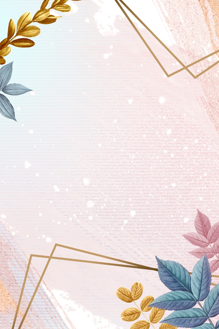 Gratis PSD botanische ingelijste kaart