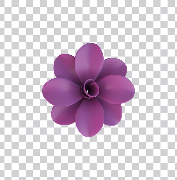 Gratis PSD bovenaanzicht bloem