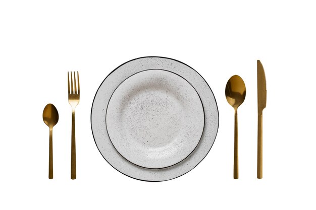 Gratis PSD bovenaanzicht van eettafel zonder voedsel