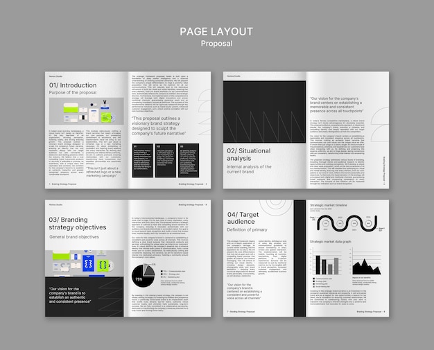 Branding strategy proposal presentation template