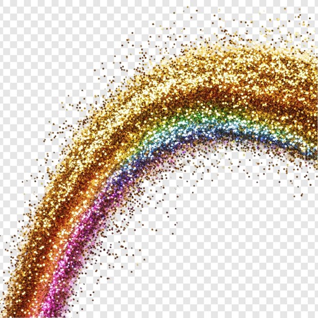 El brillo dorado del arco iris