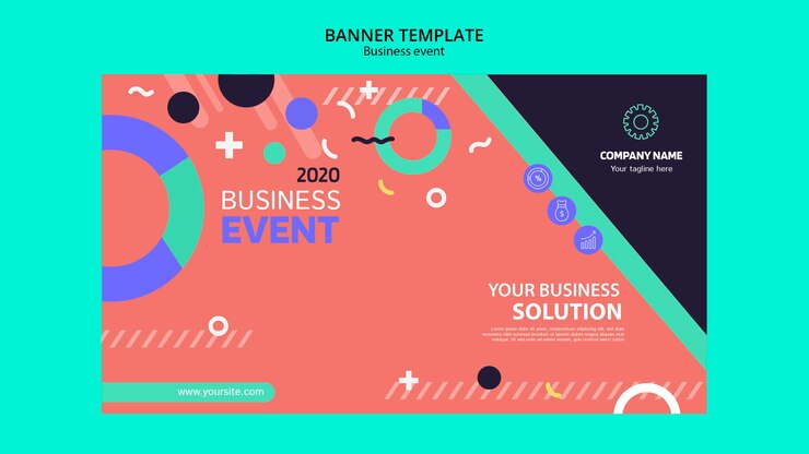 PSD Gratis business event concept design for template