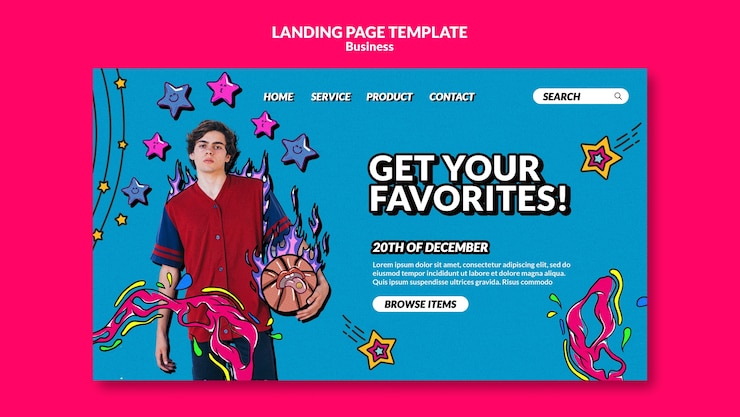 PSD Gratis business template design