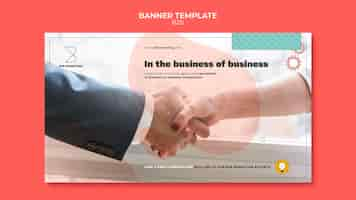 Gratis PSD business to business-sjabloon voor spandoek