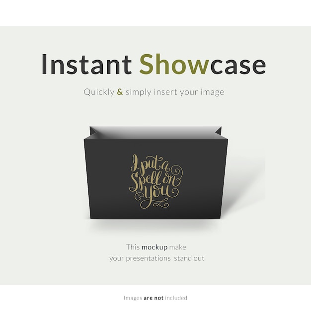 Gratis PSD cadeau zakje mock up