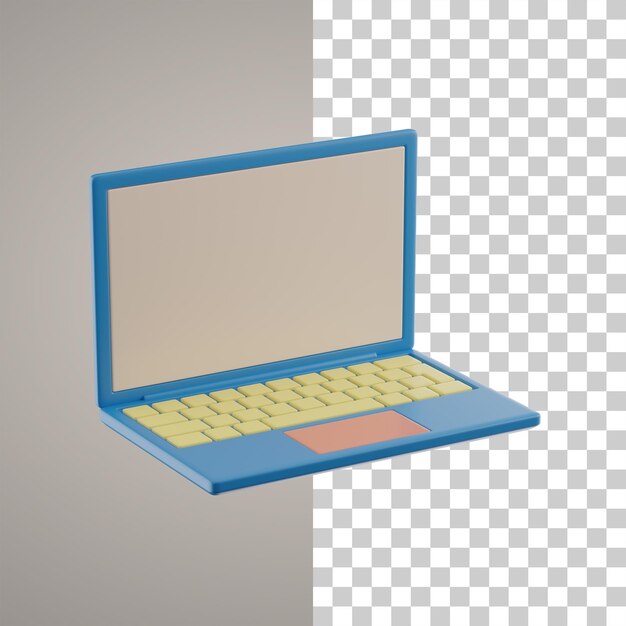 Camino de recorte de portátiles en 3D