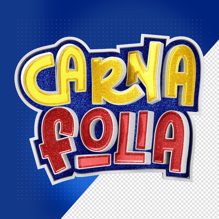 Gratis PSD carnaval folia-viering