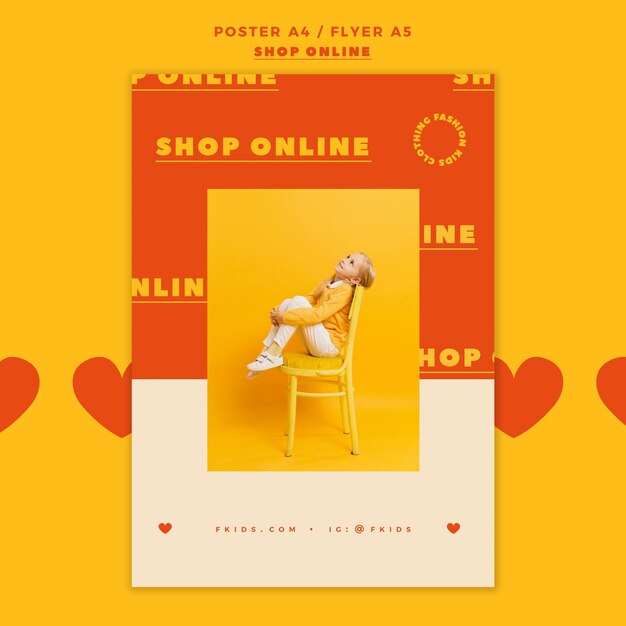 Cartel para compras en línea