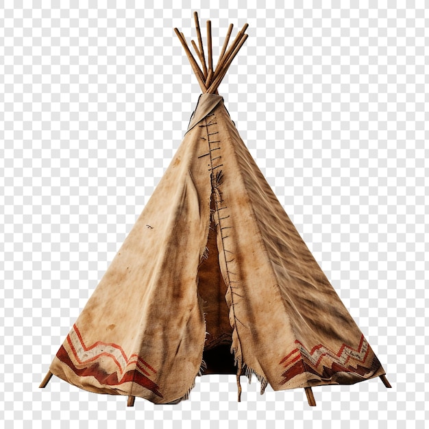 PSD gratuito casa teepee tipi aislada en un fondo transparente