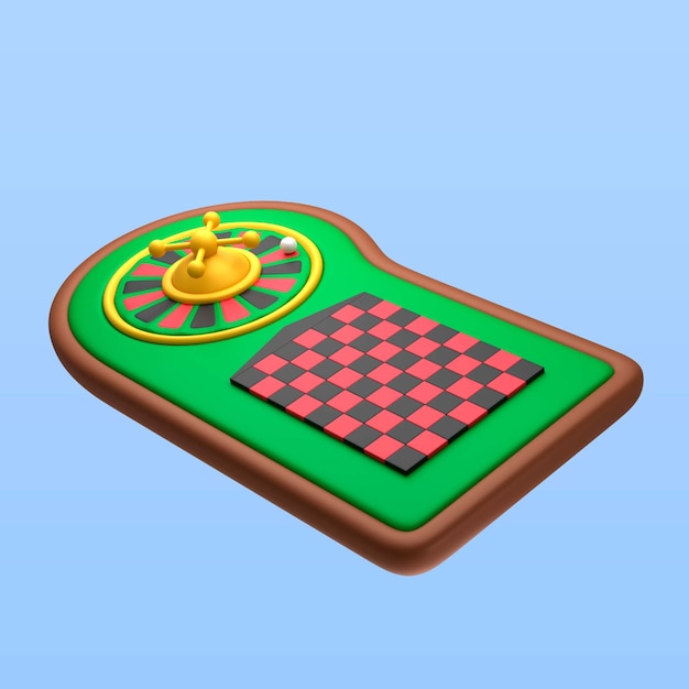 Casino geluk roulette pictogram render