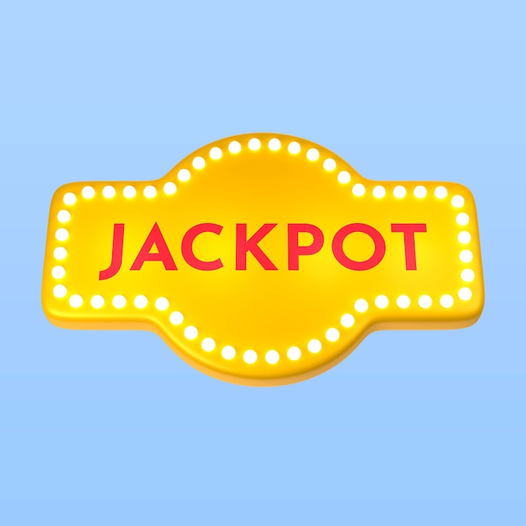 Gratis PSD casino jackpot teken pictogram render