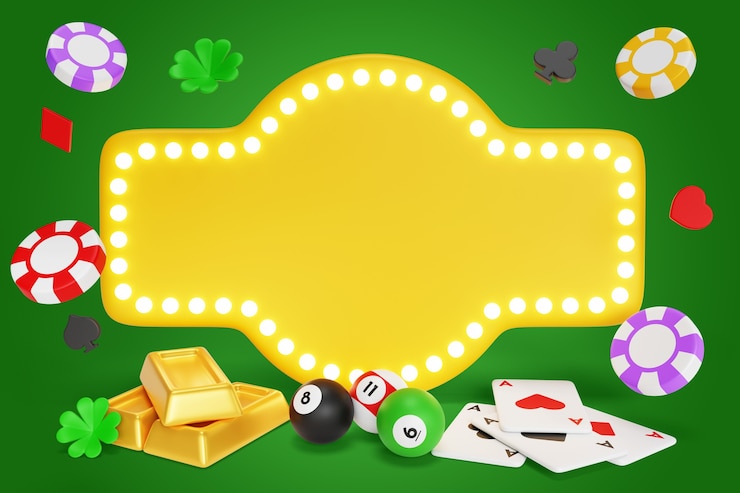 Gratis PSD casino verkoop lege banner achtergrond