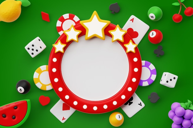 Gratis PSD casino verkoop lege banner achtergrond