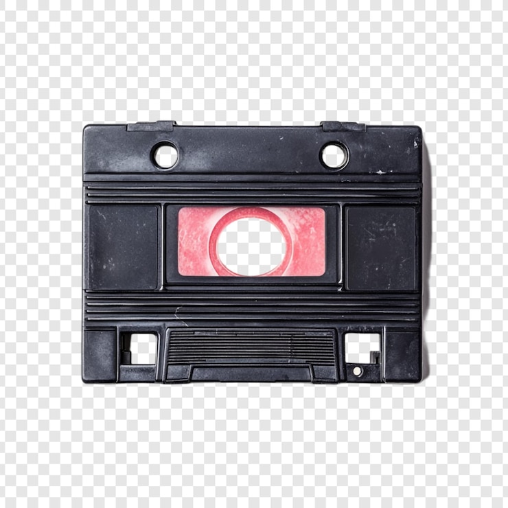 PSD gratuito cassette vhs d'epoca una reliquia retro del video casalingo
