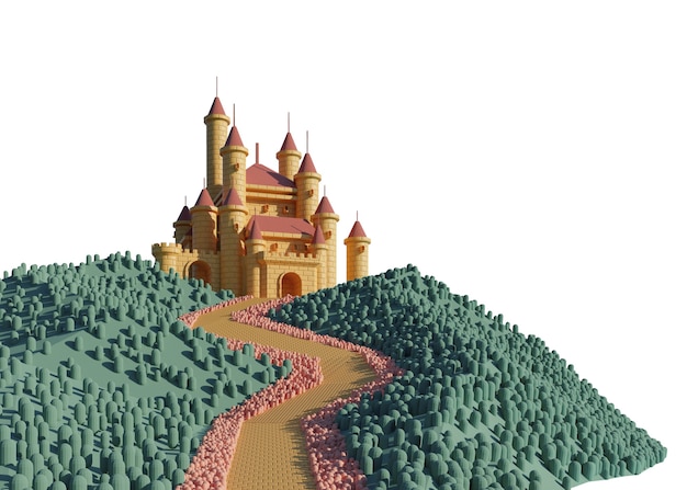 El castillo de los cuentos de hadas