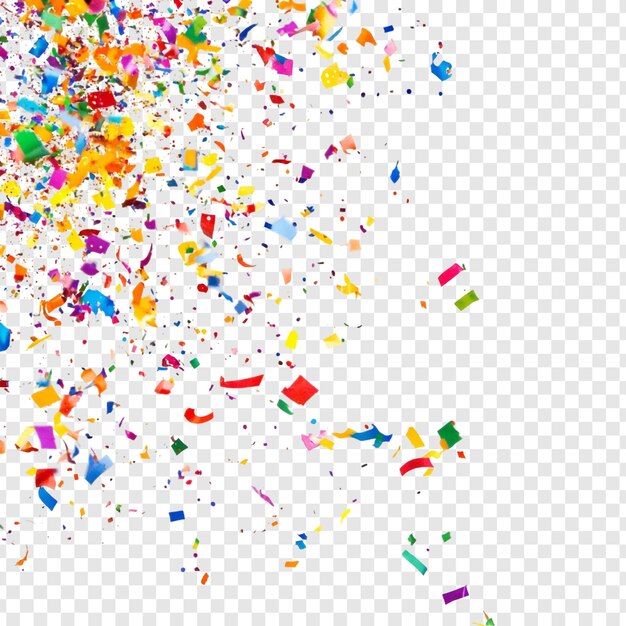 La celebración de los coloridos confeti estalla