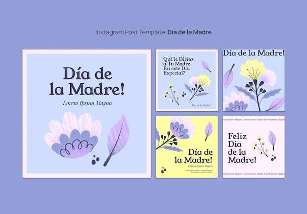 PSD gratuito celebración del día de la mujer en instagram