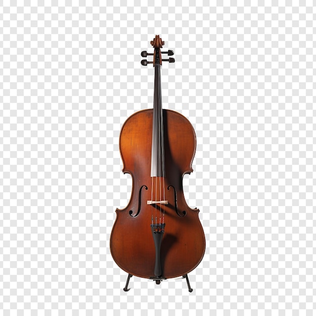 Gratis PSD cello geïsoleerd op transparante achtergrond