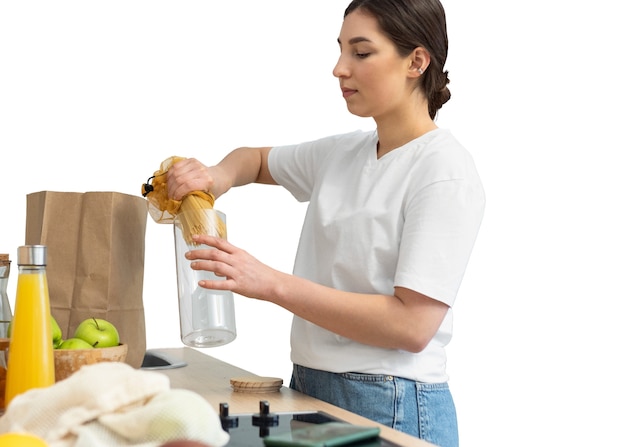 Cero productos de residuos aislados