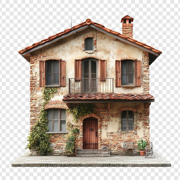 Charmosa villa italiana rústica una pintoresca casa de piedra
