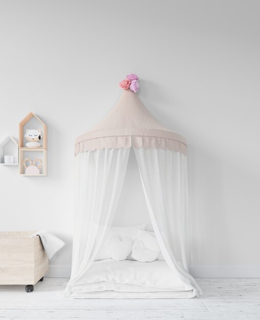 Childroom con letto e giocattoli