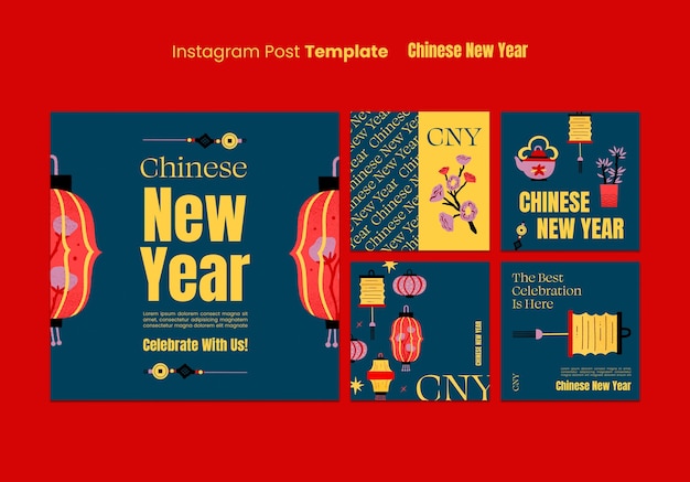 Chinese nieuwjaarsviering op instagram