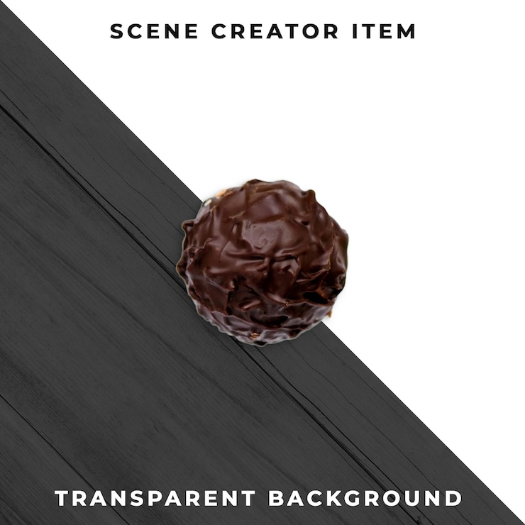 Gratis PSD chocolade transparante psd