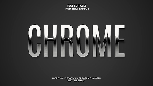 Chrome-teksteffect
