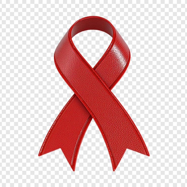 PSD gratuito la cinta roja de concienciación símbolo de apoyo y esperanza