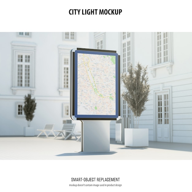 City Light Mockup