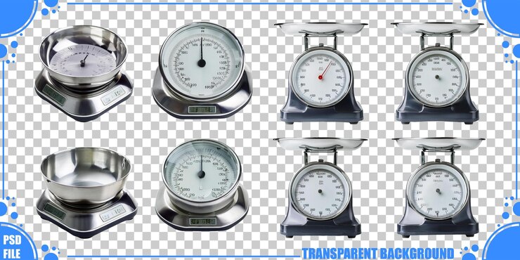 PSD Gratis classic kitchen scales for accurate weighing