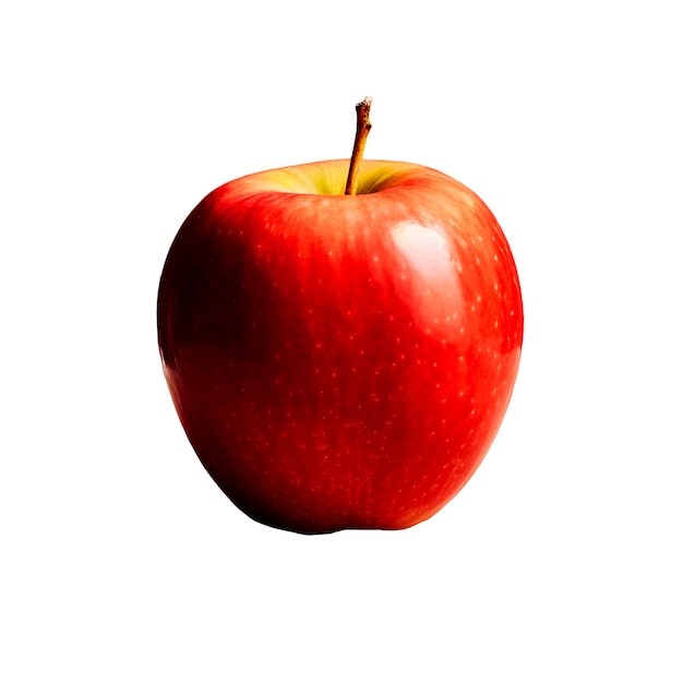 Close-up op Apple geïsoleerd