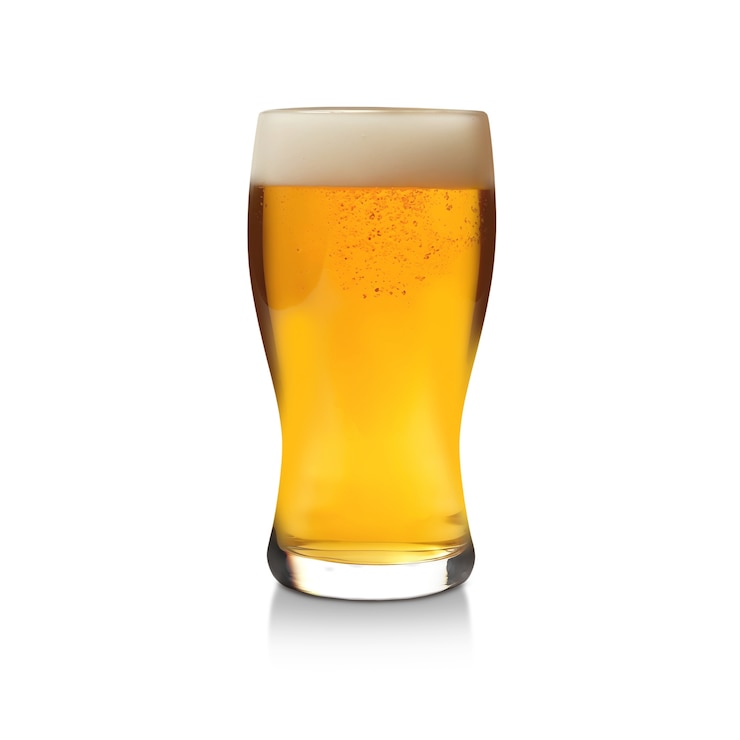 Gratis PSD close-up op bier geïsoleerd