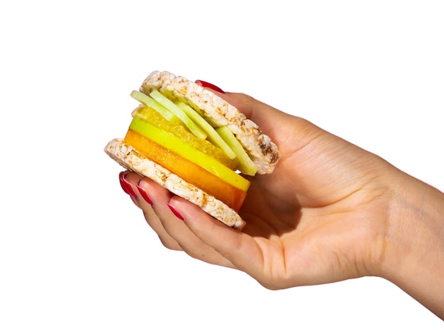 Gratis PSD close-up op heerlijke sandwich